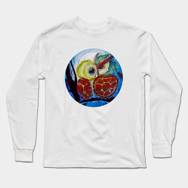 turtle owls Long Sleeve T-Shirt by Artelies202